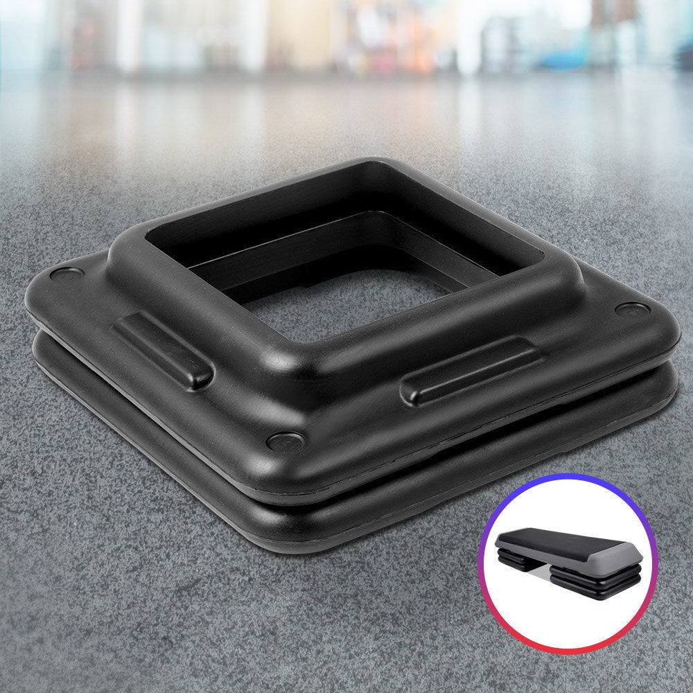 Everfit Set of 2 Aerobic Step Risers Exercise Stepper Block Fitness Gy ...