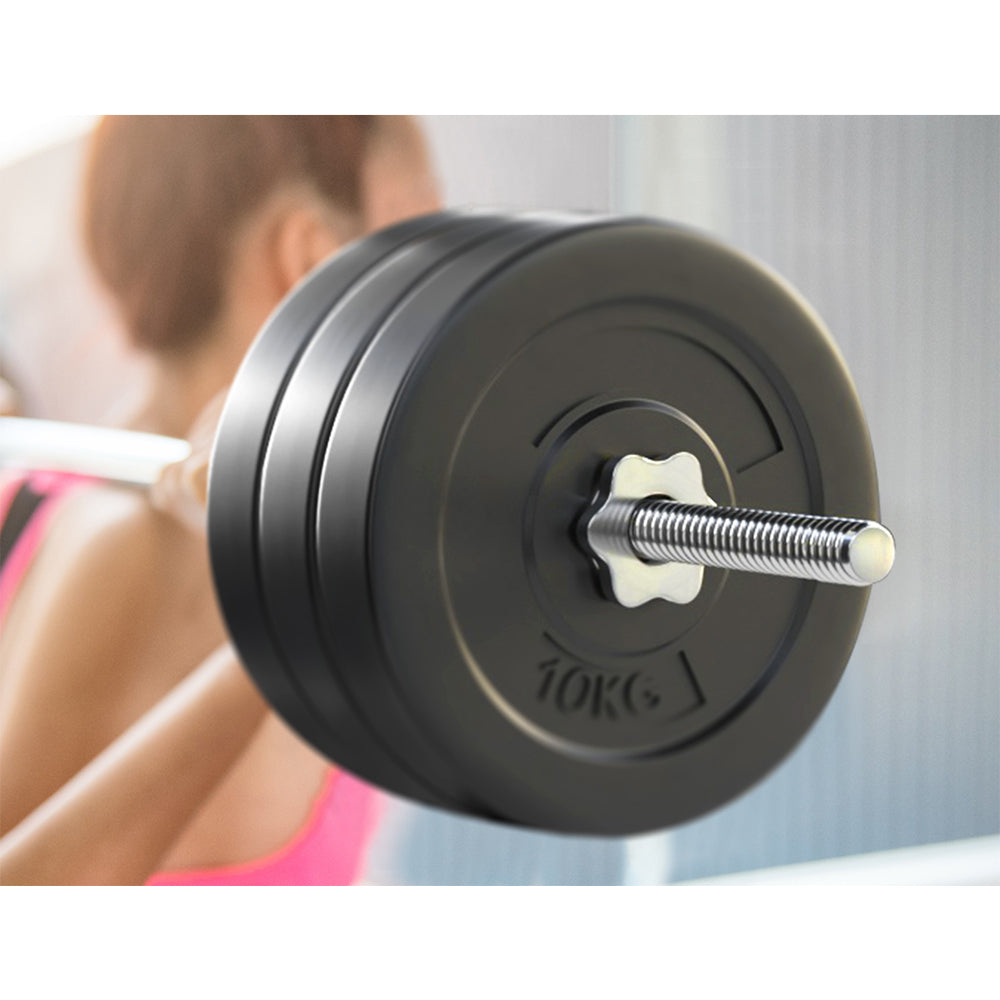 68KG Barbell Weight Set For Home Gym 168cm