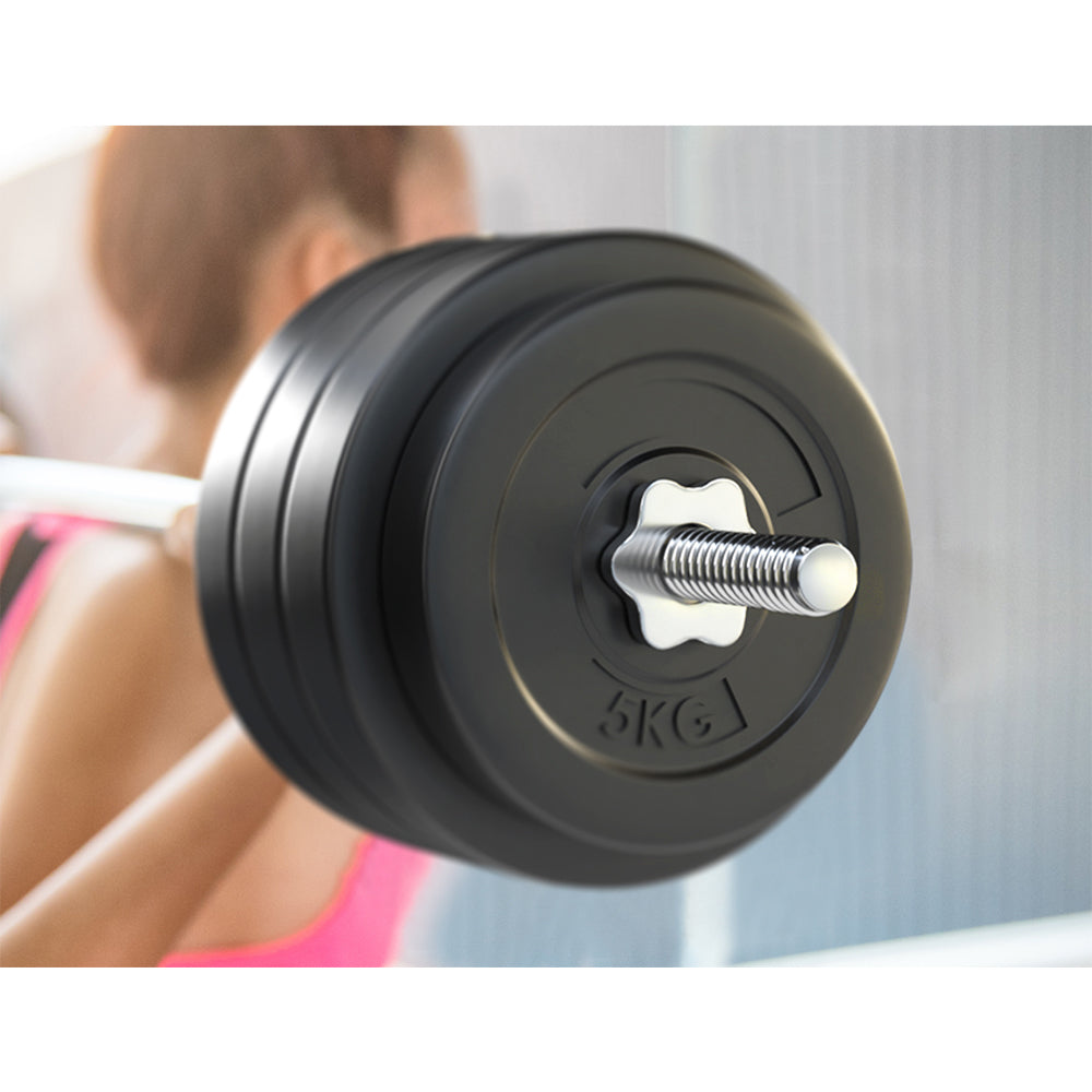 Crossfit barbell and online weight set