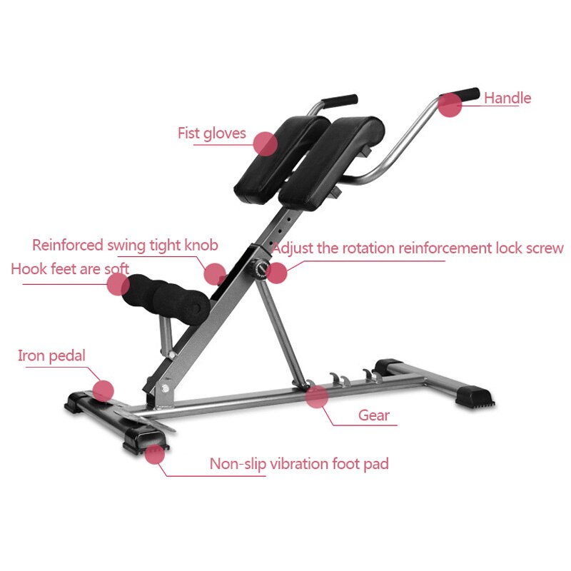 Foldable Roman Bench Back Hyperextension Machine Shipping