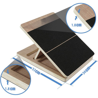 Wooden Slant Board Adjustable & Non Slip