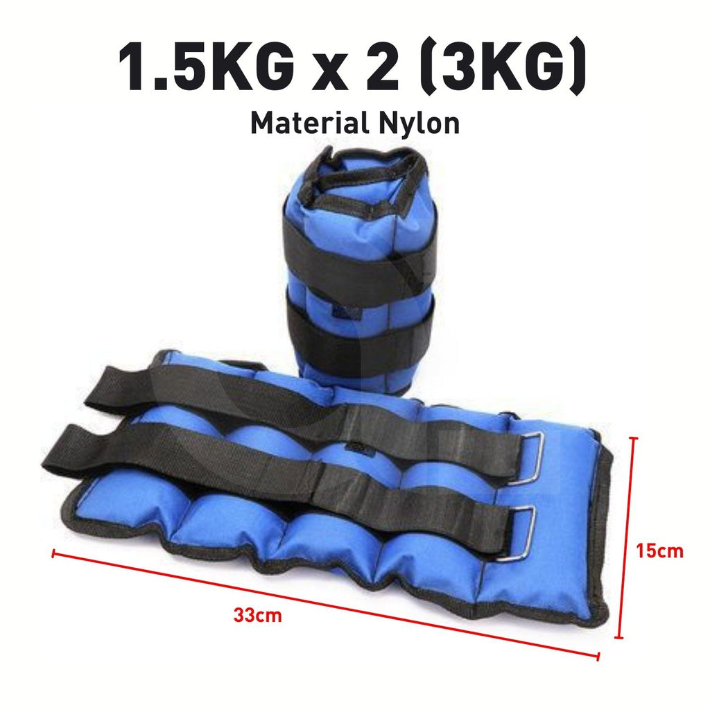 VERPEAK Nylon Ankle Weight 3kg (Bundle)