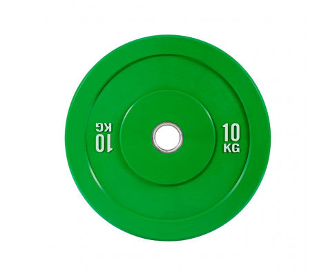Verpeak Colour Bumper Weight Plate 10KG x 2 Green