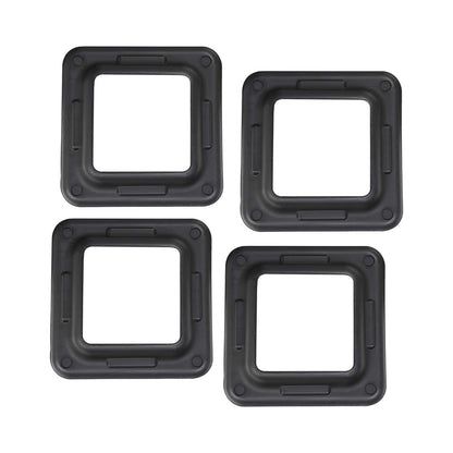 VERPEAK Aerobic Step Riser 4pcs Black