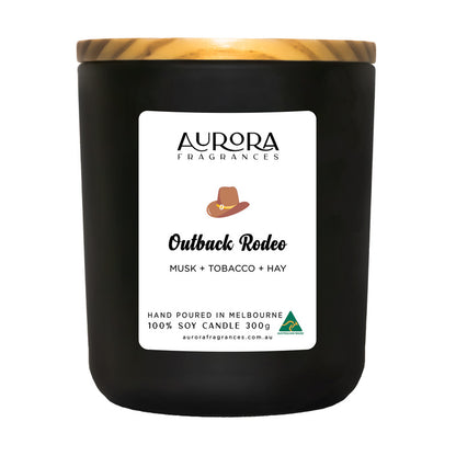 Aurora Outback Rodeo Triple Scented Soy Candle Australian Made 300g