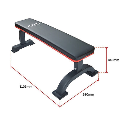 Commercial Flat Weight Lifting Bench